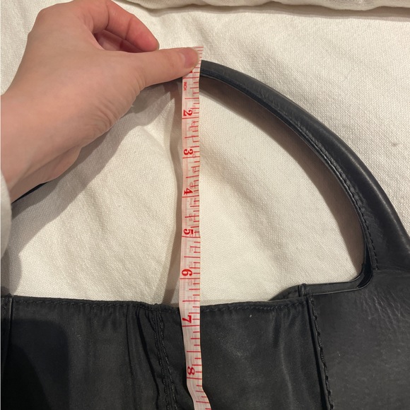 Authentic JIL SANDER (Original) Made in Italy | Mixed-Material Tote Black - Picture 13 of 16